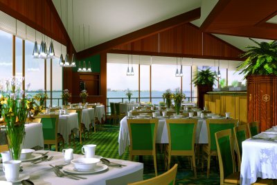 Restaurant Interior, Daytime